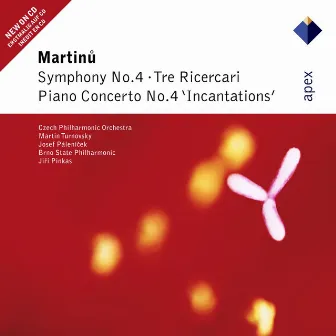 Martinu : Symphony No.4, Piano Concerto No.4 & 3 Ricercari by Jiří Pinkas