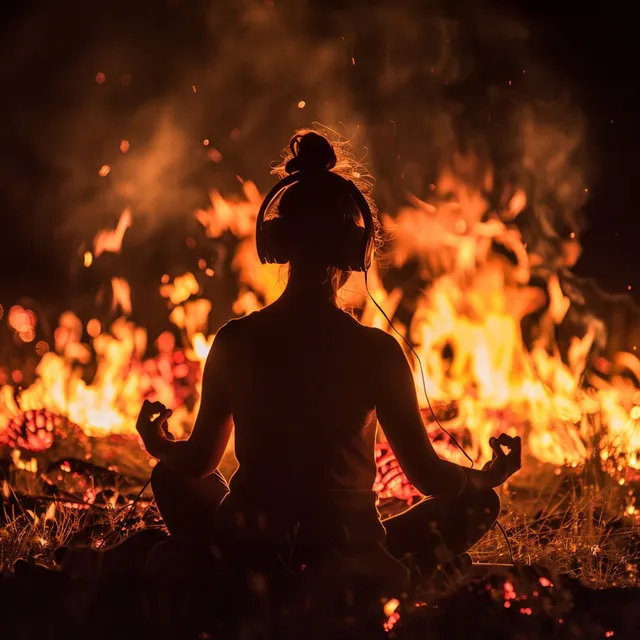 Meditation in the Blaze: Fire's Serene Sounds