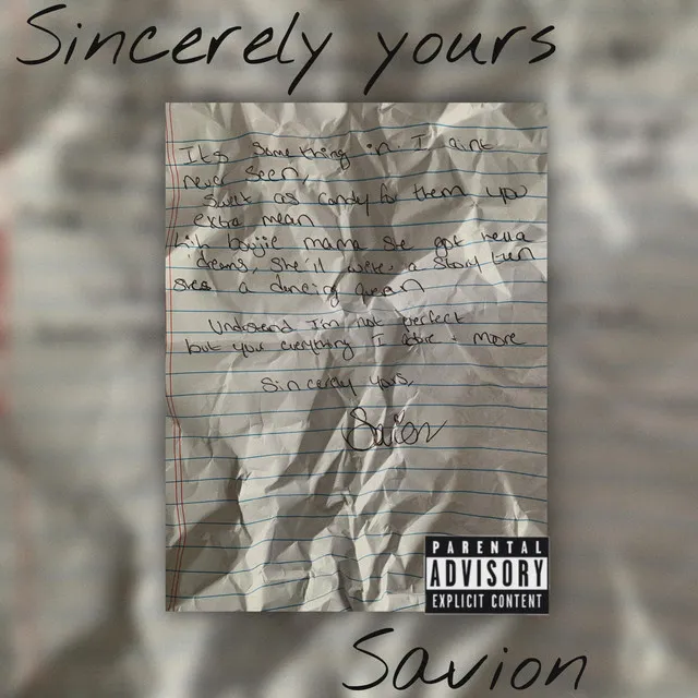 Sincerely Yours