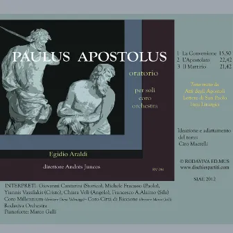 Araldi Egidio: Paulus Apostolus by Coro Millennium