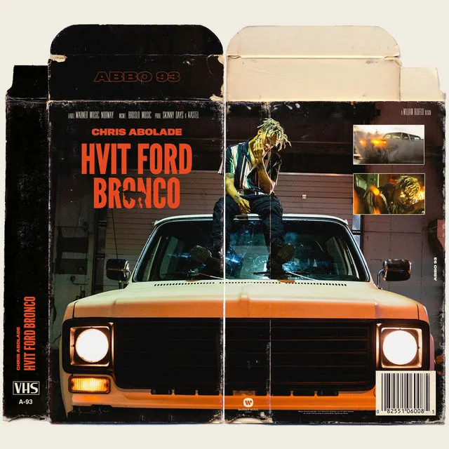 Hvit Ford Bronco