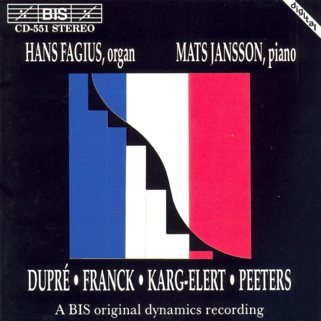 Dupre / Frank / Karg-Elert / Peeters: Works for Organ and Piano