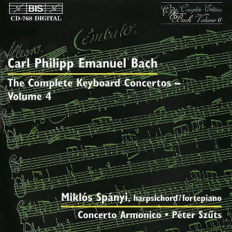 Bach: Complete Keyboard Concertos, Vol. 4 by Péter Szűts