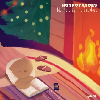 blankets by the fireplace by hotpotatoes