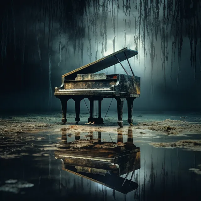 Twilight Piano Evening Hues