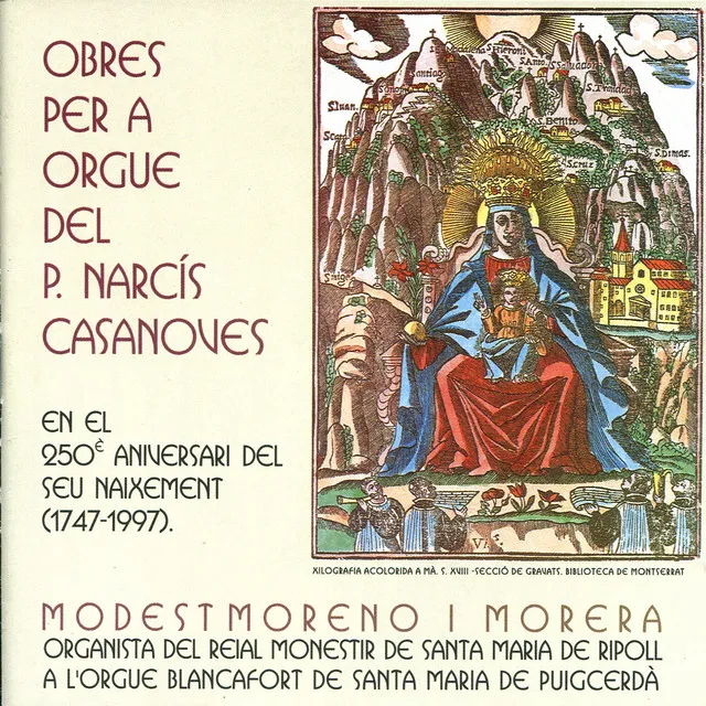 Casanoves: Obres Per a Orgue