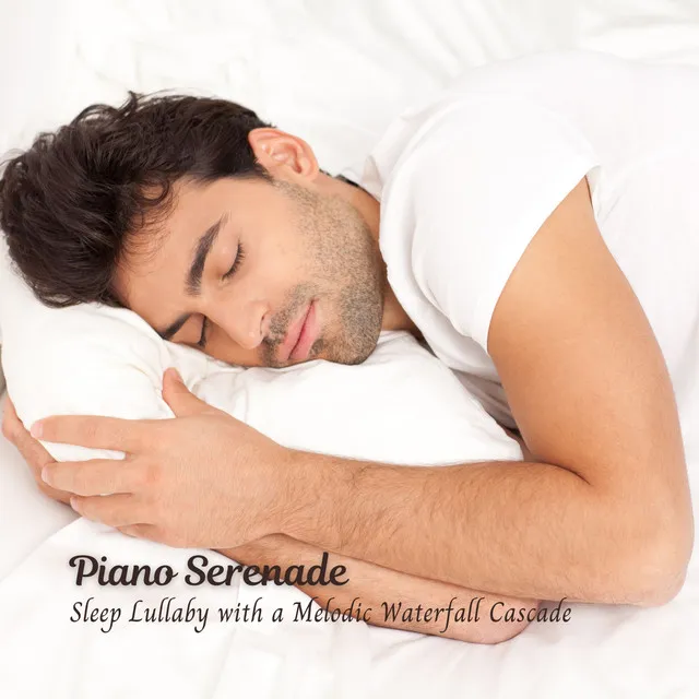 Piano Serenade: Sleep Lullaby with a Melodic Waterfall Cascade