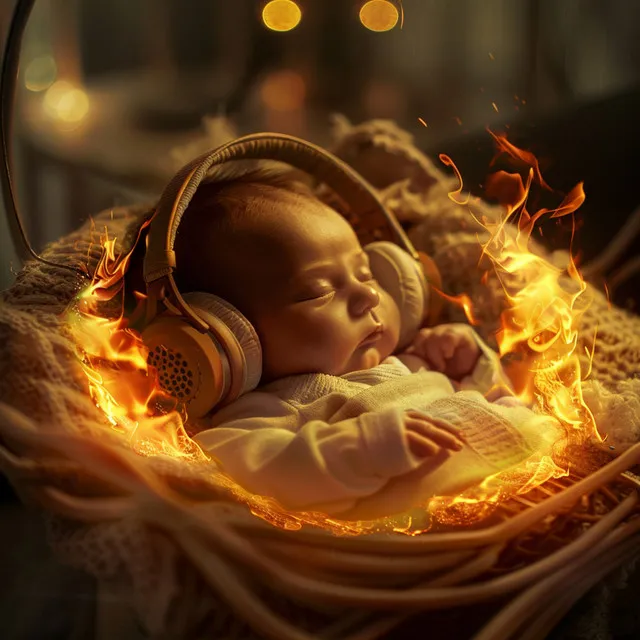 Baby Sleep Ember: Binaural Fire Soothe