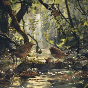 Binaural Birds and Creek for Nature Focus at Work by 