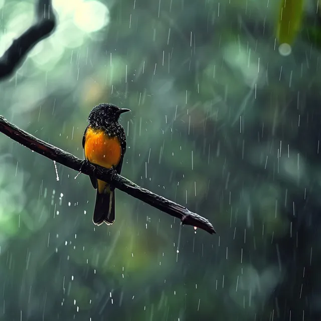 Tranquil Nature Relaxation: Binaural Rain and Birds