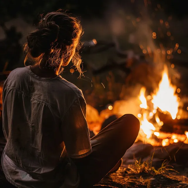 Melodía De Relajación En El Fuego: Calor Reconfortante