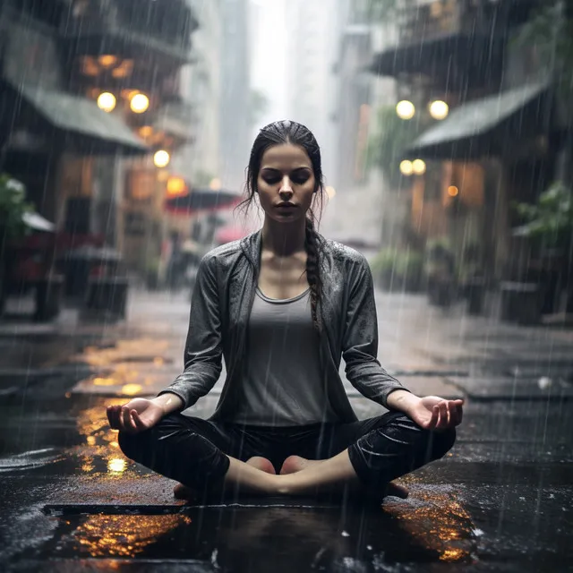 Binaural Yoga Rain Rhythms