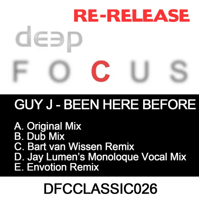 Been Here Before - Bart van Wissen Remix