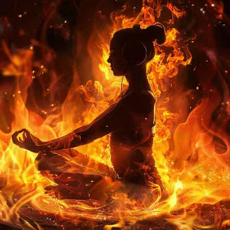 Fire's Flow: Yoga Music by 963 Hz Solfeggio Tones