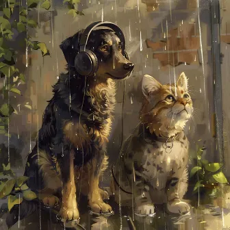 Pets in Rain: Soothing Music for Companions by Relaxing Music For Pets