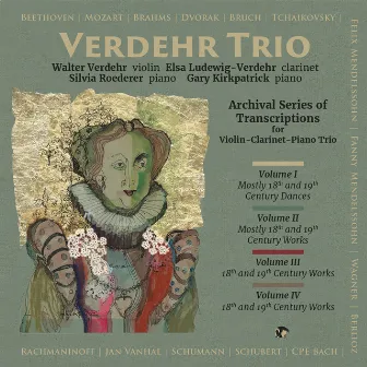 Archival Series of Transcriptions for Violin-Clarinet-Piano Trio by Verdehr Trio