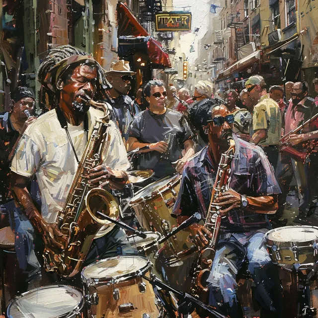 Vibra Rítmica De Jazz De La Ciudad