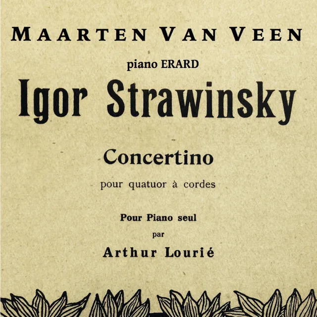 Concertino (M.M. Half Note Is 84) [Arr. By Arthur Lourié]