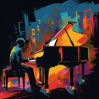 Jazz Piano Music: Vibrant Silhouettes by Soft Jazz Coffee Shop