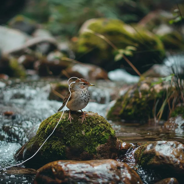 Binaural Birds in Nature: Creek’s Melodic Flow - 78 72 Hz