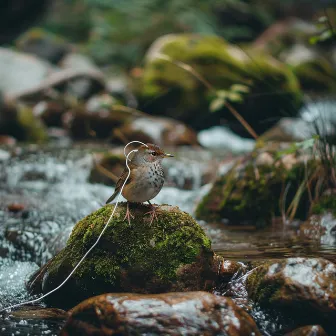 Binaural Birds in Nature: Creek’s Melodic Flow - 78 72 Hz by 