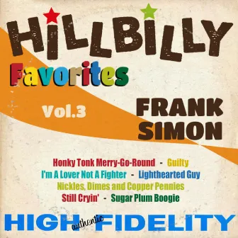 Hillbilly Favorites Vol.3 1954 by Frank Simon