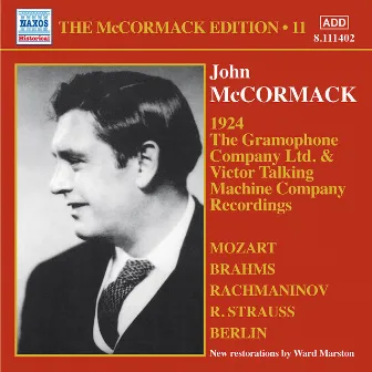 John McCormack: The Gramophone Company Ltd. & Victor Talking Machine Company Recordings by Percy Pitt