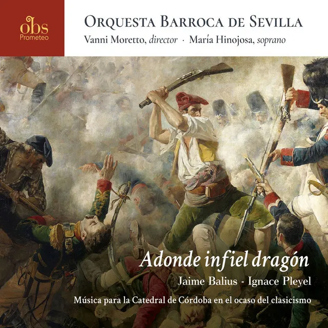 Adonde infiel dragón, para tiple, oboes, trompas, violines y acompañamiento: Recitado