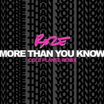 More Than You Know (Cole Plante Remix) by Cole Plante