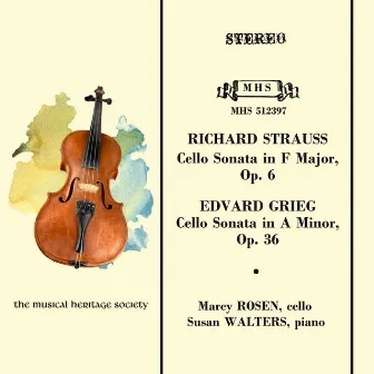 Strauss & Grieg: Sonatas for Cello and Piano by Susan Walters