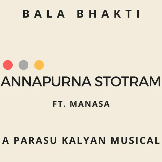 Annapurna Stotram (Bala Bhakti)