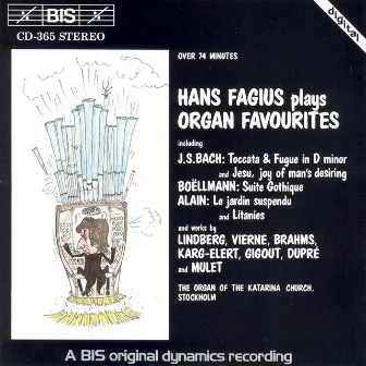 Fagius, Hans: Organ Favourites by Unknown Artist