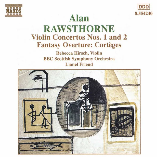 RAWSTHORNE: Violin Concertos Nos. 1 and 2 / Corteges