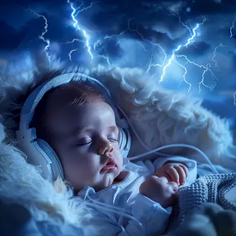 Baby Sleep Thunder: Gentle Night Tunes by Twinkle Sky Baby Lullabies