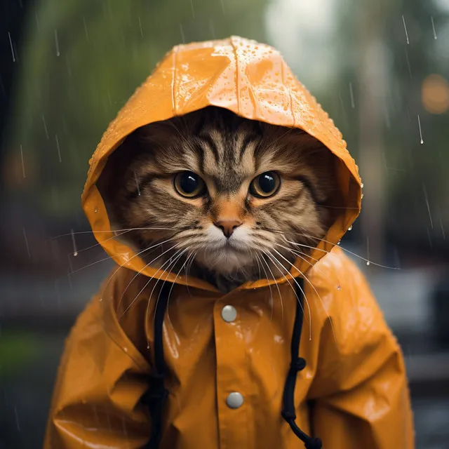 Lluvia Suave Para La Paz Del Gato