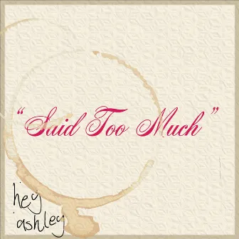 Said Too Much by hey ashley