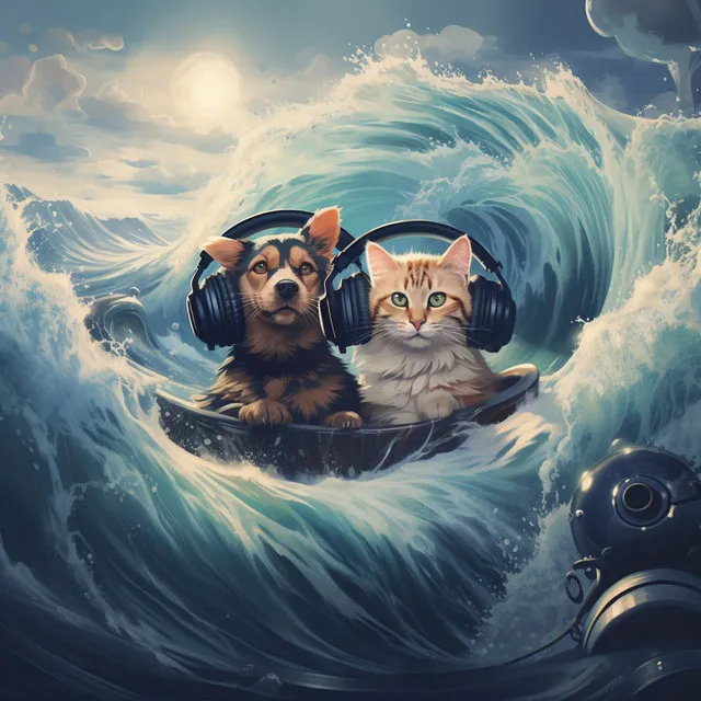 Ocean Harmonies: Pets Relaxing Vibes