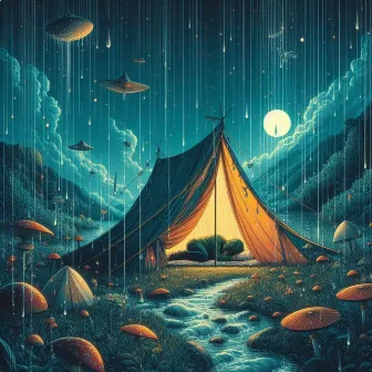 Soft Rain Noise in the Tent at Night by Dariela Tramma