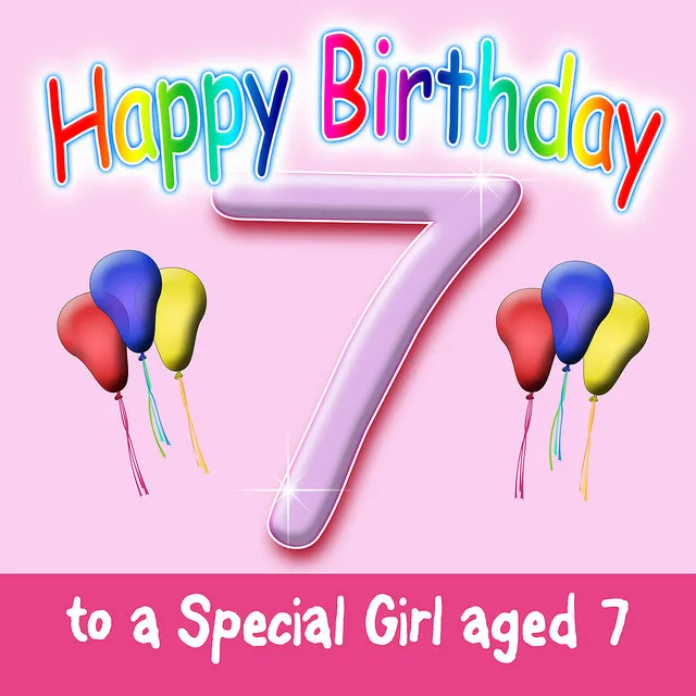 Happy Birthday (Girl Age 7)