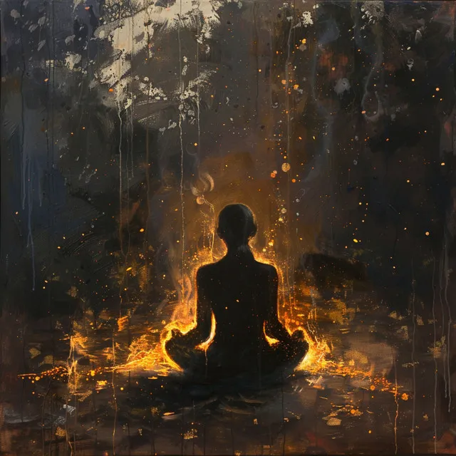 Pulso Del Fuego Binaural: Calma De Meditación