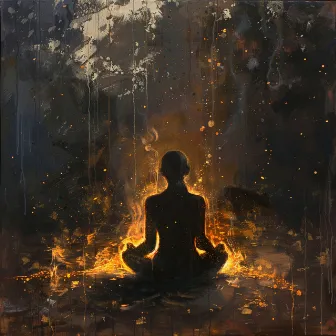 Pulso Del Fuego Binaural: Calma De Meditación by Ruidos de meditación