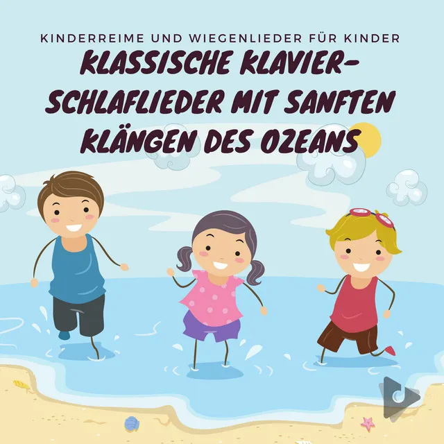 Baa baa schwarze Schafe am Strand (klassisches Klavierinstrumental)