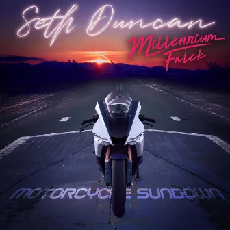 Motorcycle Sundown by Seth Duncan