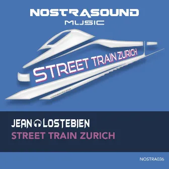 Street Train Zurich by Jean Lostebien