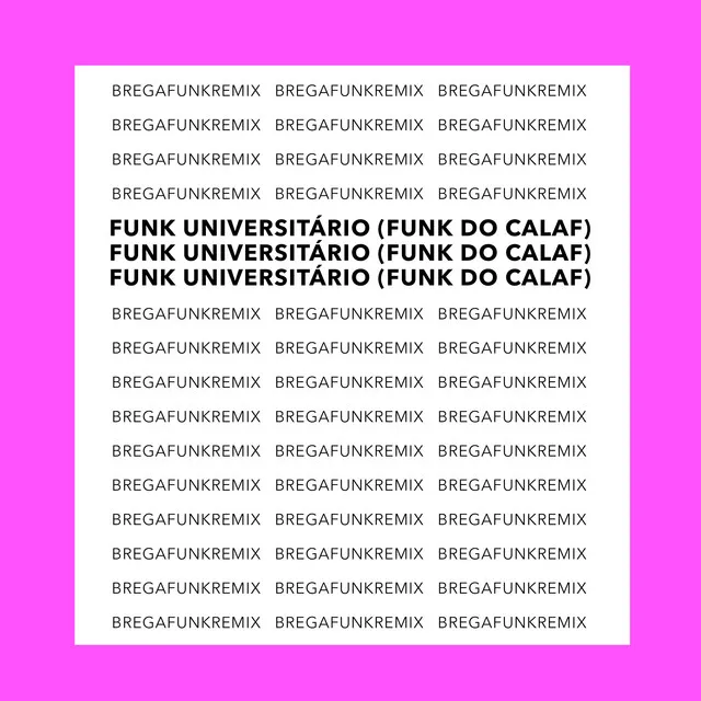 Funk Universitário (Funk do Calaf) - Bregafunk Remix