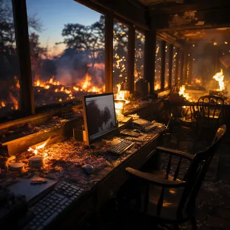 Sabiduría De Fuego: Melodías De Estudio Profundo by Ritmos de música de estudio acústico