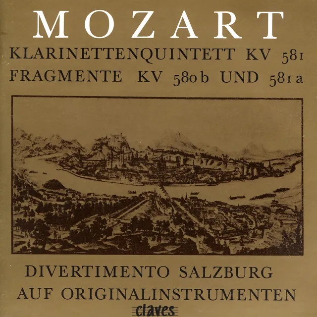 Clarinet Quintet in A Major, K. 581 for Basset Horn, Two Violins, Viola, and Cello: Larghetto