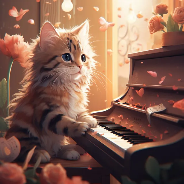 Piano Music: Cats Graceful Whiskers