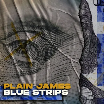 Blue Strips by Plain James