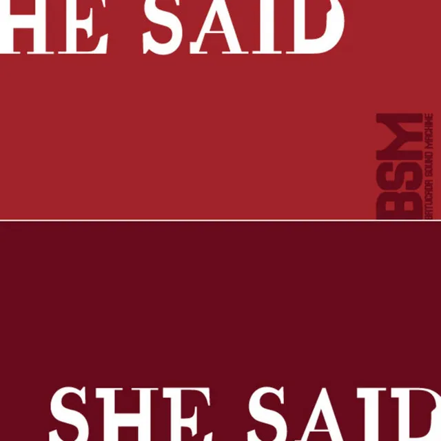 He Said She Said